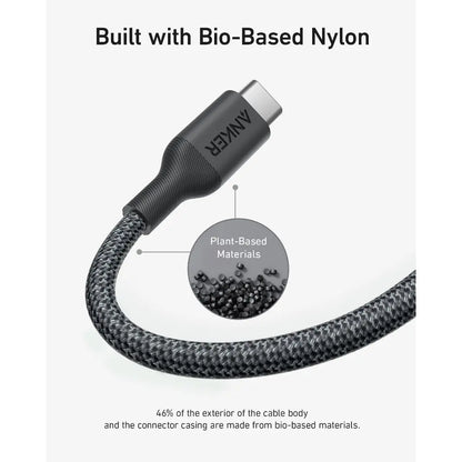 Anker 544 USB C to USB C Cable with 140W, Bio-Nylon