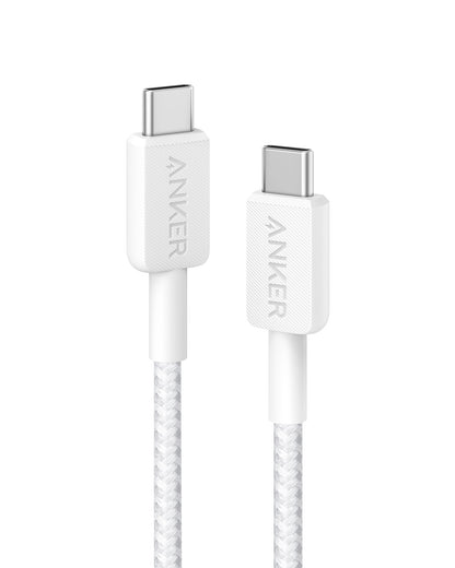 Anker 322 6ft Braided USB-C to USB-C Cable 60W