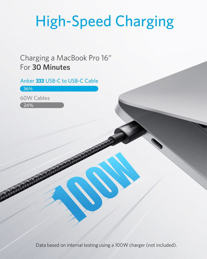 Anker 333 USB-C to USB-C Cable for Fast Charging
